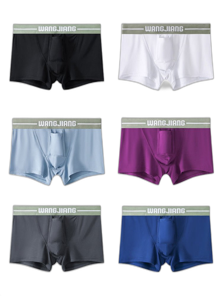 3 Pack Men’s Breathable Trunks with Front Pouch