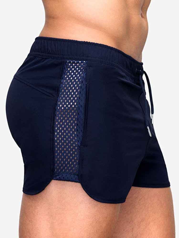 Men's Sports Fitness Mesh Stretch Shorts