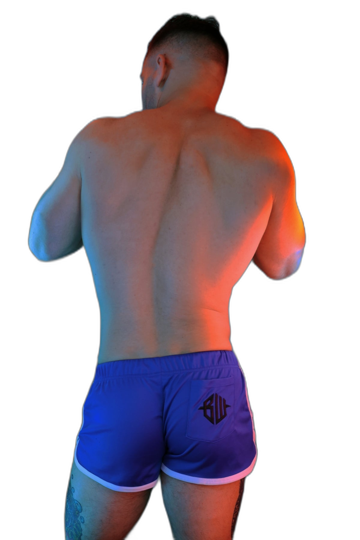 Breedwell Retro Remix Shorts Blue