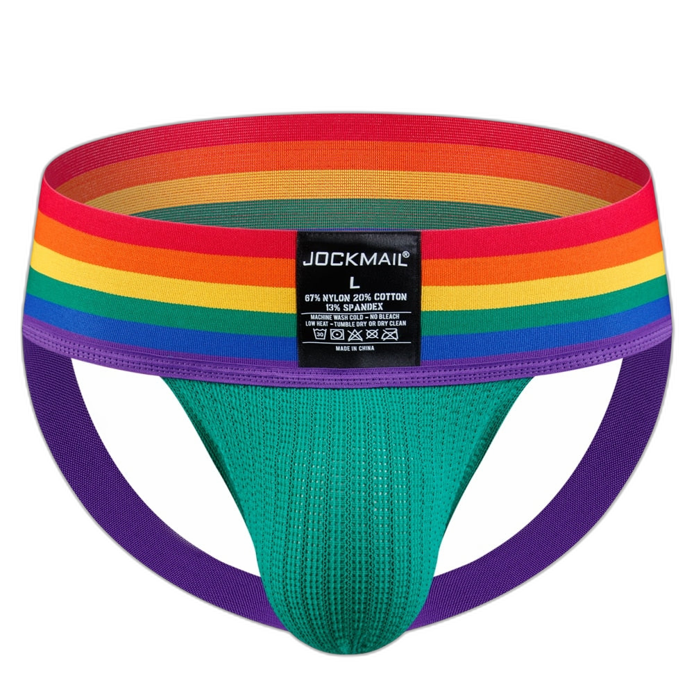 Jockmail Rainbow Pride Jockstrap