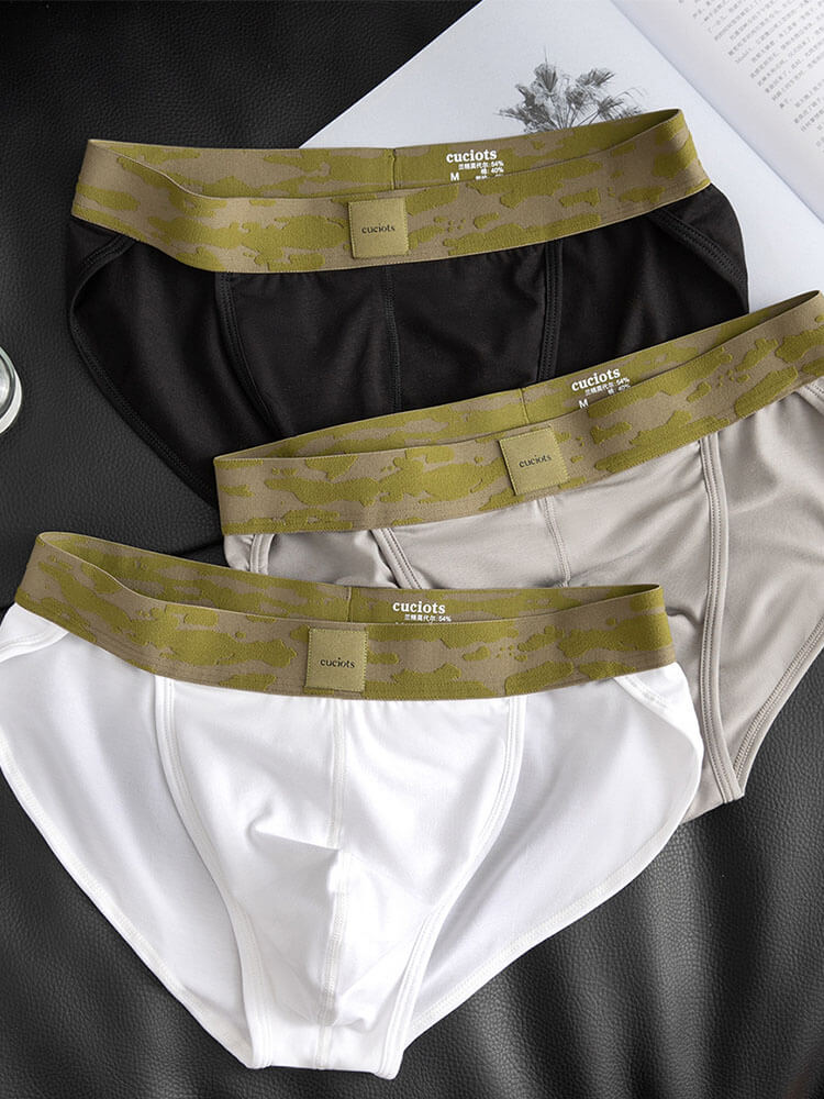 Men's Sexy High Fork U-Convex Pouch Briefs