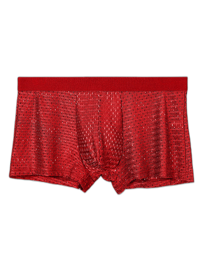 4 Pack Mesh Ice Silk Cool Fresh Men's Trunks