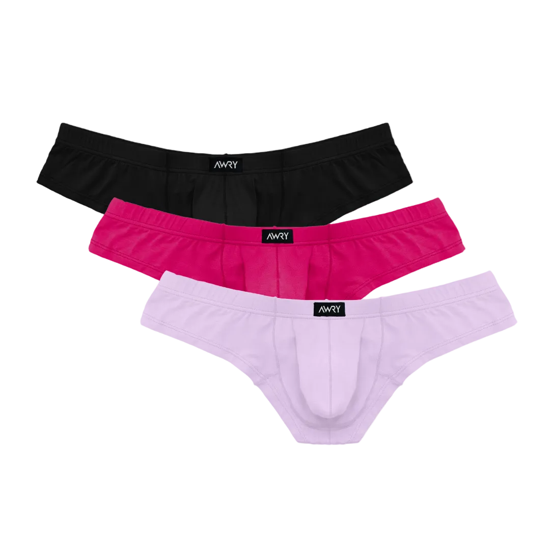 3 Pack CHEEKY Thong Briefs