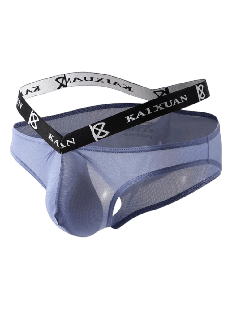 3 Pack Dual Waistband Mesh Stretch Briefs - The Pup Play Hub