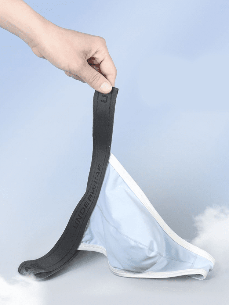 3 Pack Men's Contoured Pouch Ice Silk Thong - The Pup Play Hub