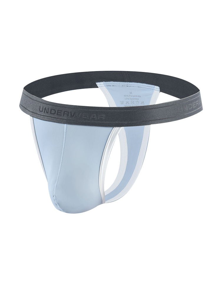 3 Pack Men's Contoured Pouch Ice Silk Thong - The Pup Play Hub