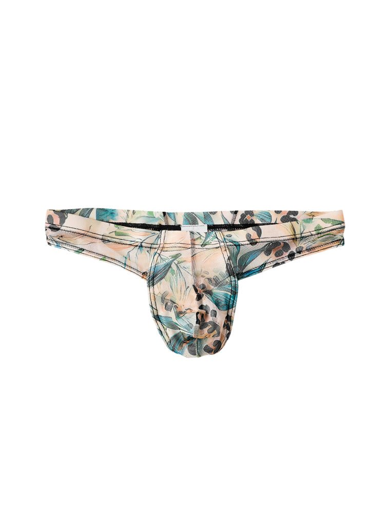 3 Pack Men's Ice Silk Comfy Waistband Low - Rise Sexy Stretch Thong - The Pup Play Hub