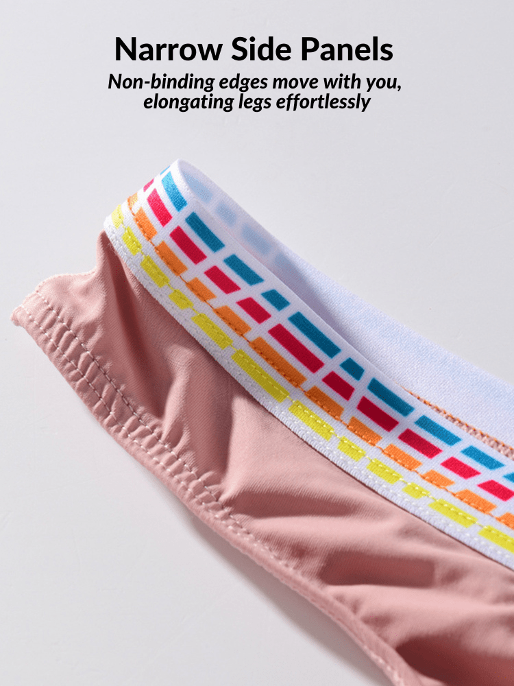 3 Pack Men's Ice Silk Middle - Rise Summer Thongs - The Pup Play Hub