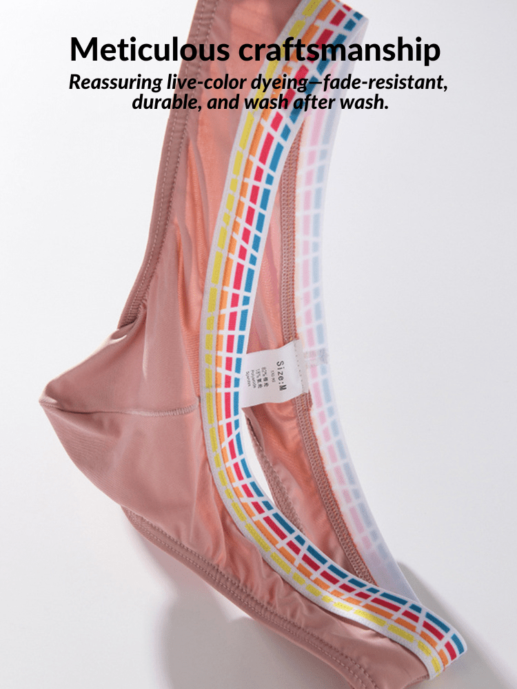 3 Pack Men's Ice Silk Middle - Rise Summer Thongs - The Pup Play Hub