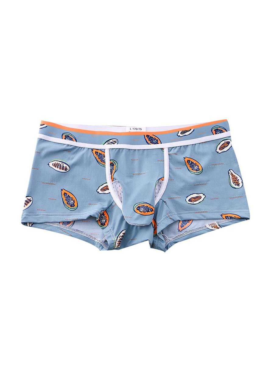 3 Pack Men's Ice Silk Trunks with Separated Pouch Design - The Pup Play Hub