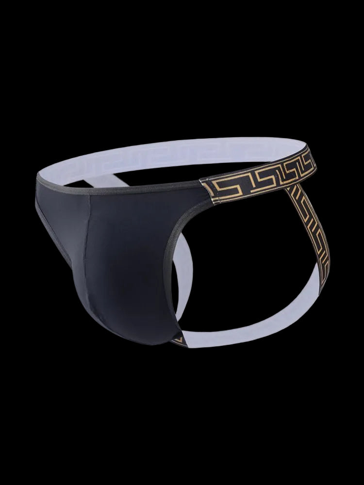 3 Pack Men's Large Pouch Low - Rise Sexy Jockstrap - The Pup Play Hub
