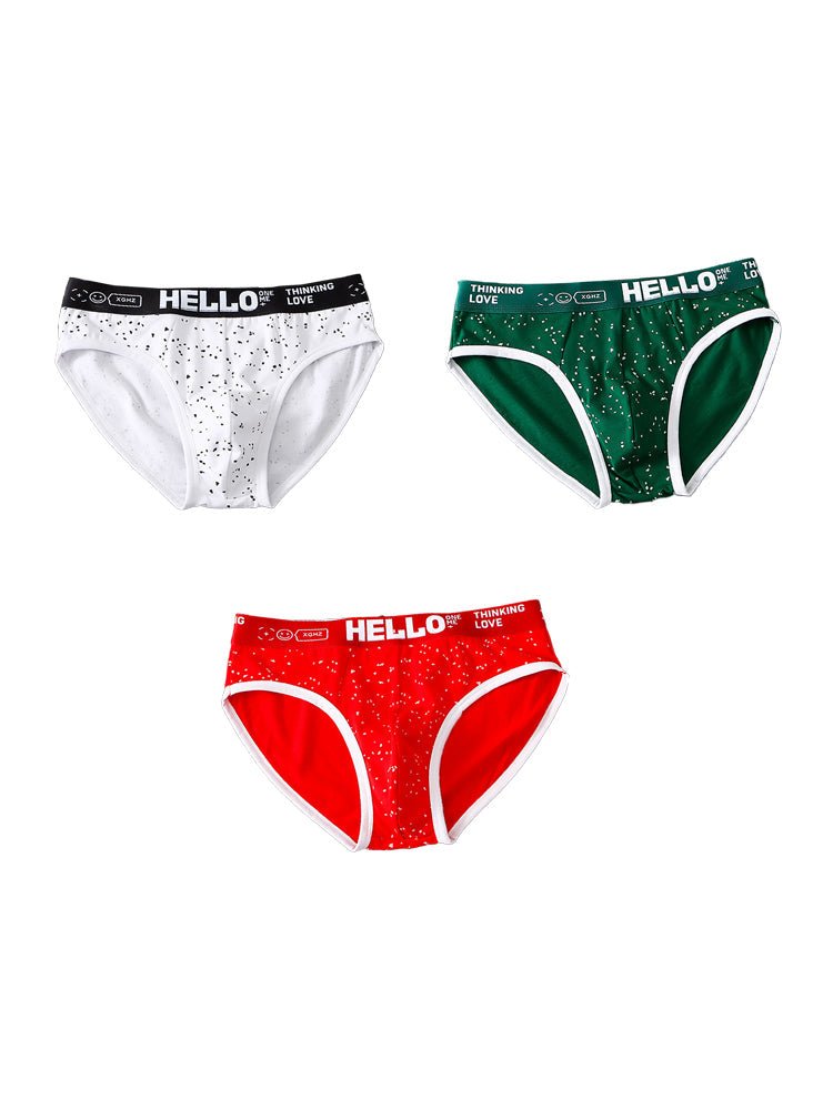3 Pack Men's Low - Rise Cotton Briefs - The Pup Play Hub