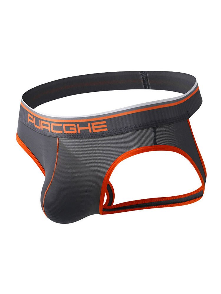 3 Pack Men's Low - Rise Ice Silk Jockstrap - The Pup Play Hub