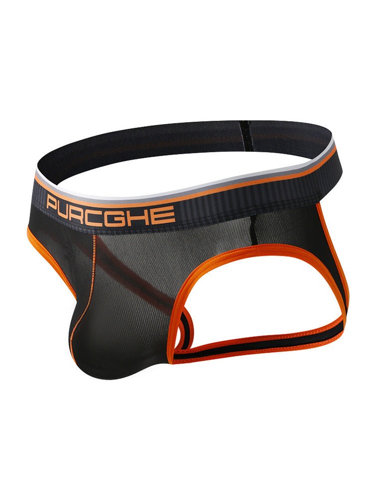 3 Pack Men's Low - Rise Ice Silk Jockstrap - The Pup Play Hub