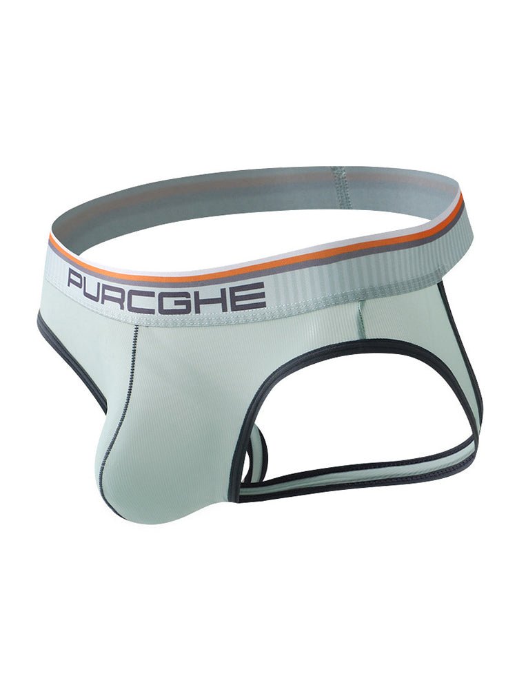 3 Pack Men's Low - Rise Ice Silk Jockstrap - The Pup Play Hub