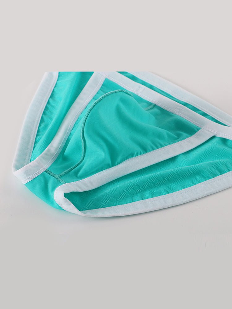 3 - pack Men's Low Waist Sexy Narrow Hem Breathable Briefs - The Pup Play Hub
