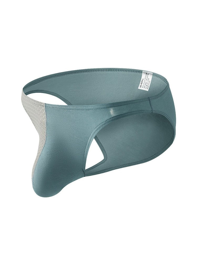 3 Pack Men's Mesh Sexy Low Waist Big Pouch Briefs - The Pup Play Hub