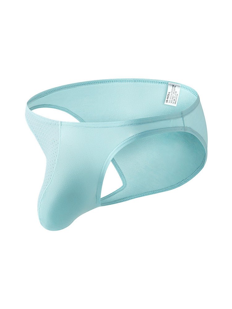 3 Pack Men's Mesh Sexy Low Waist Big Pouch Briefs - The Pup Play Hub