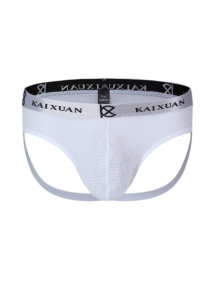 3 Pack Men's Mesh Thong with Stretch & Breathable 3D Support Pouch - The Pup Play Hub