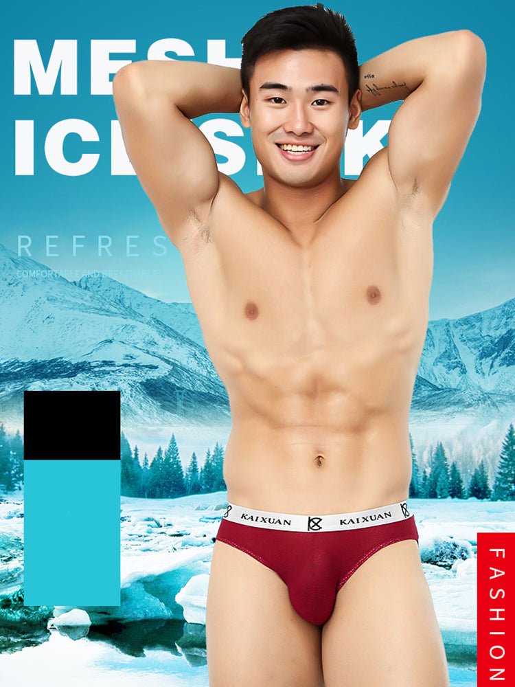 3 Pack Men's Mesh Thong with Stretch & Breathable 3D Support Pouch - The Pup Play Hub