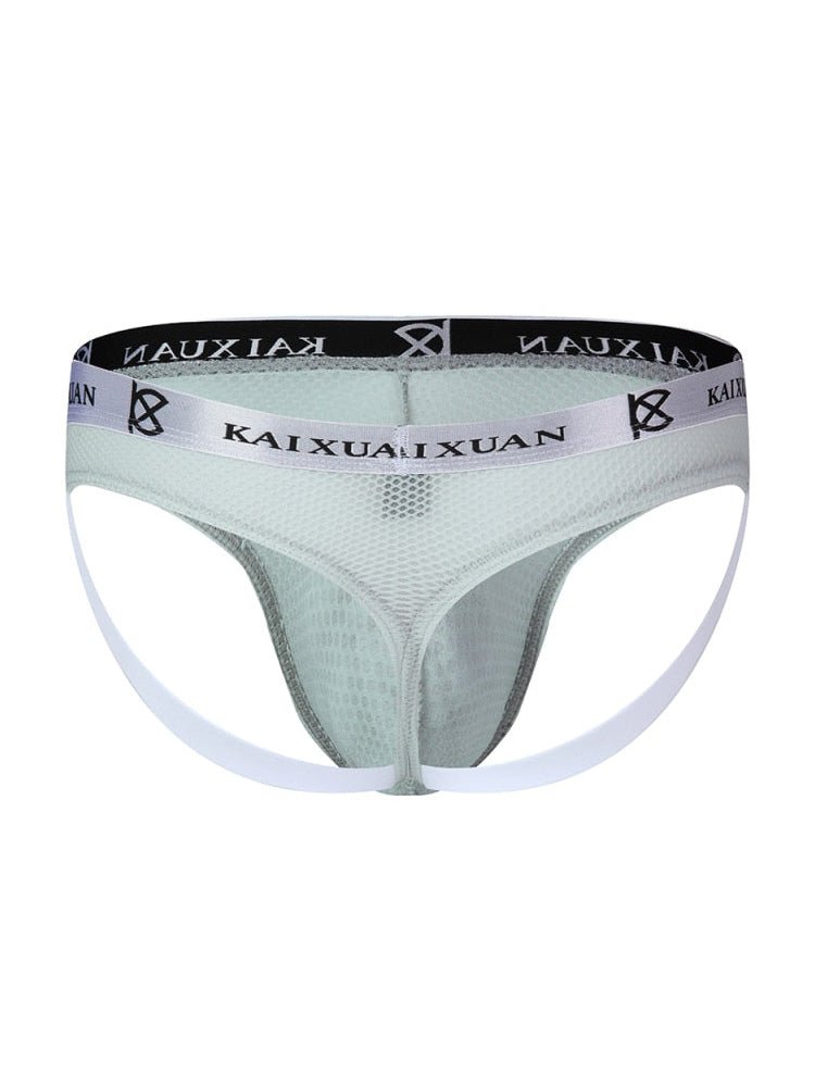 3 Pack Men's Mesh Thong with Stretch & Breathable 3D Support Pouch - The Pup Play Hub