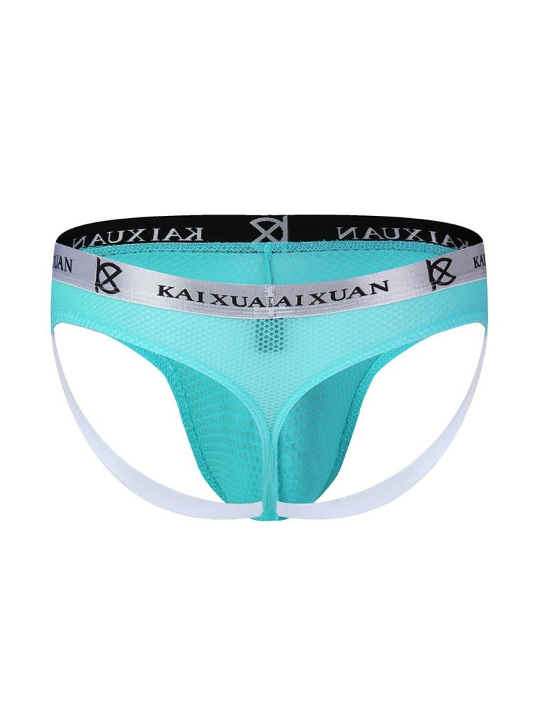 3 Pack Men's Mesh Thong with Stretch & Breathable 3D Support Pouch - The Pup Play Hub