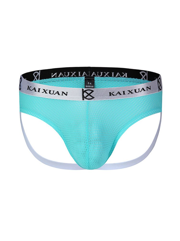 3 Pack Men's Mesh Thong with Stretch & Breathable 3D Support Pouch - The Pup Play Hub