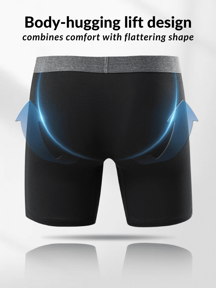 3 Pack Men's Plus - Size Anti - Chafing Performance Boxer Briefs - The Pup Play Hub