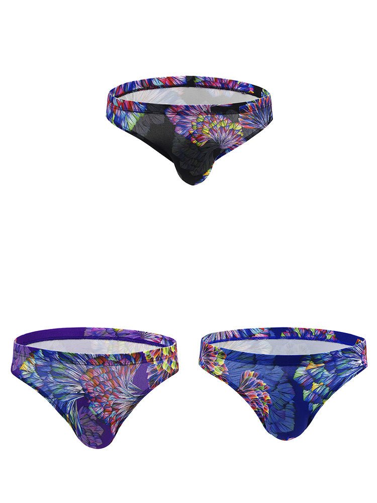 3 Pack Men's Printing U Convex Pouch Pouch Briefs - The Pup Play Hub