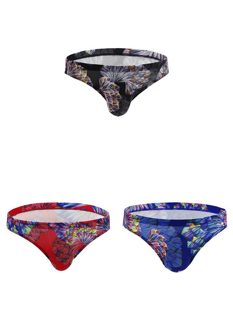 3 Pack Men's Printing U Convex Pouch Pouch Briefs - The Pup Play Hub