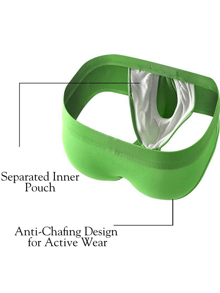 3 Pack Men's Seamless Comfort Sporty Cut Stretch Fit Briefs - The Pup Play Hub