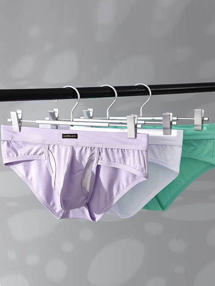 3 Pack Men's Seamless Comfort Sporty Cut Stretch Fit Briefs - The Pup Play Hub