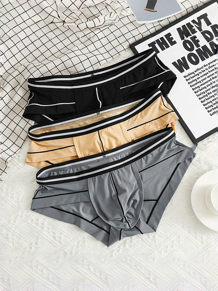 3 Pack Men's Semi - Transparent Comfortable Soft Skin - Friendly Minimalist Briefs - The Pup Play Hub