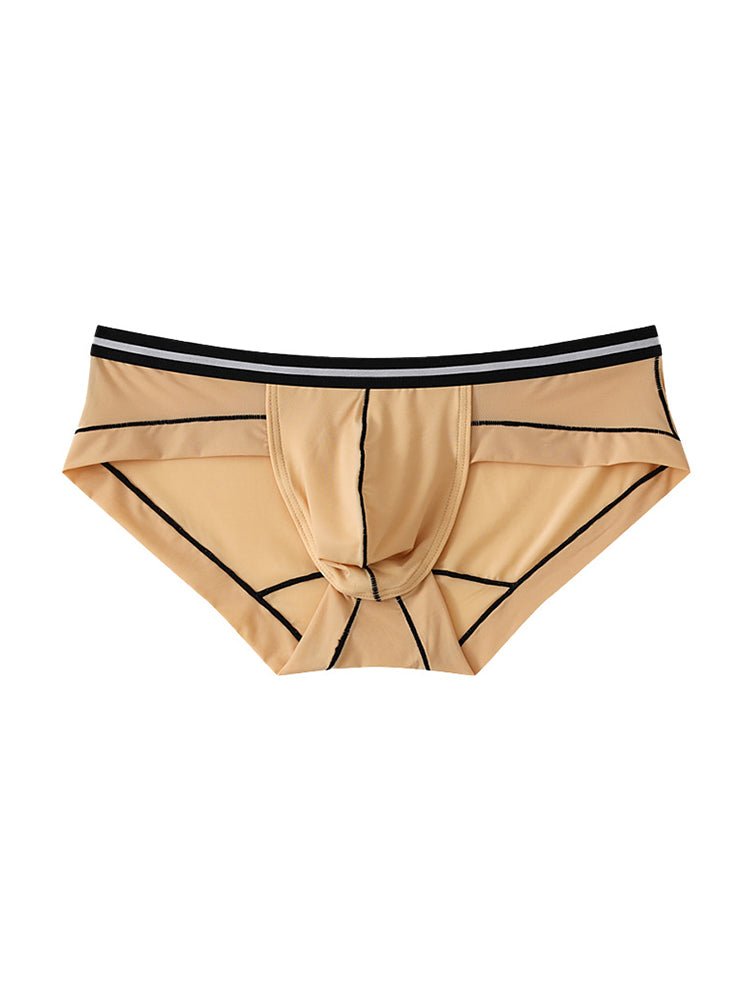 3 Pack Men's Semi - Transparent Comfortable Soft Skin - Friendly Minimalist Briefs - The Pup Play Hub