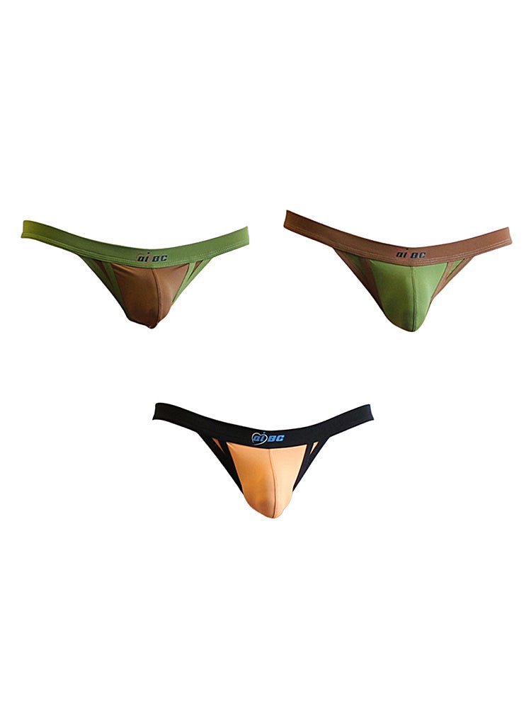 3 Pack Men's Sexy Ice Silk Stretch Fit Comfy Waistband Jockstrap - The Pup Play Hub