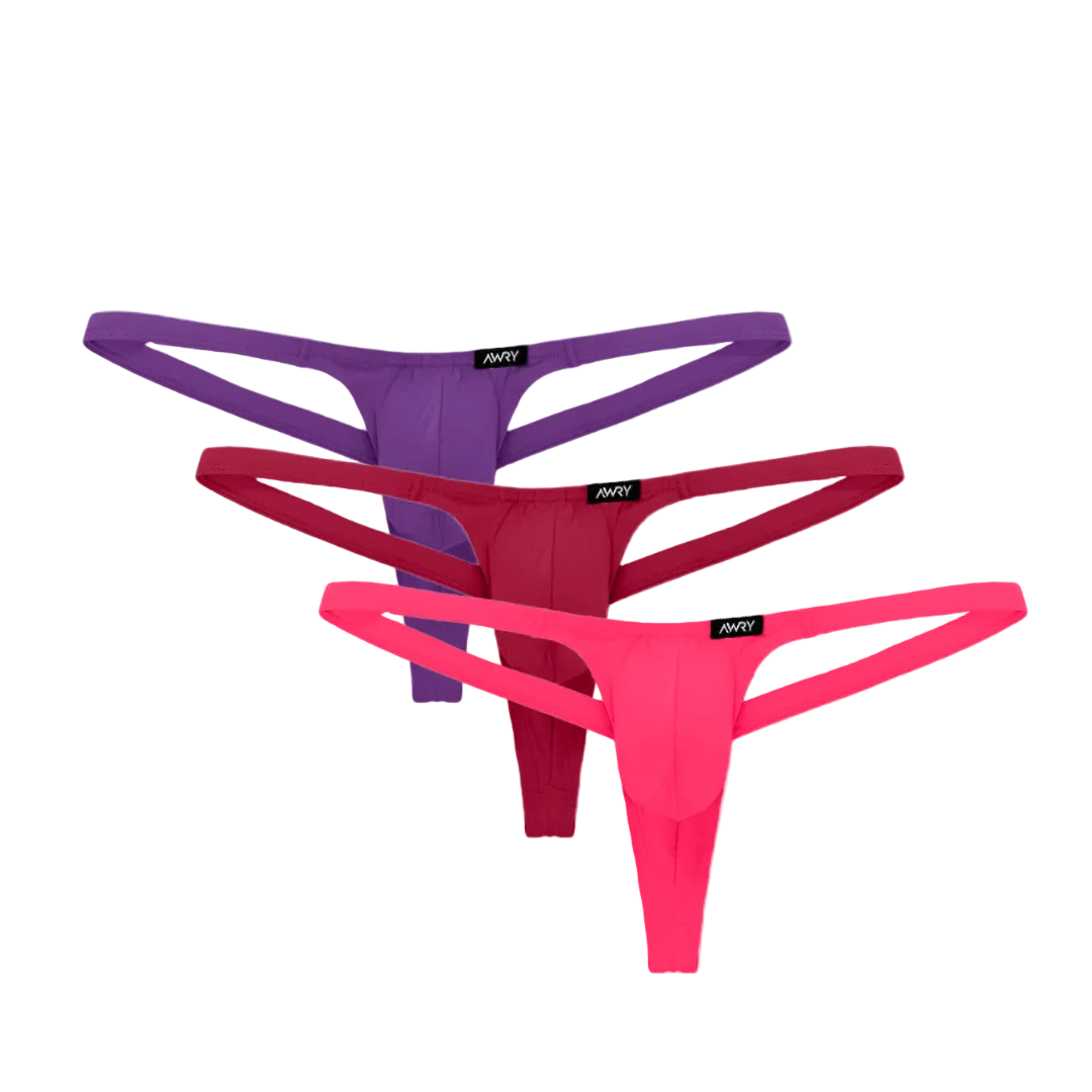 3 Pack PULSE V-String Thong