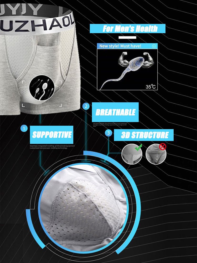 3 Pack Separated Pouch Men's Underwear - The Pup Play Hub