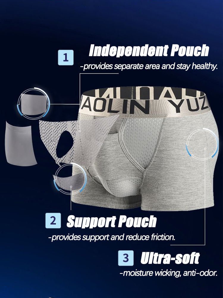 3 Pack Separated Pouch Men's Underwear - The Pup Play Hub