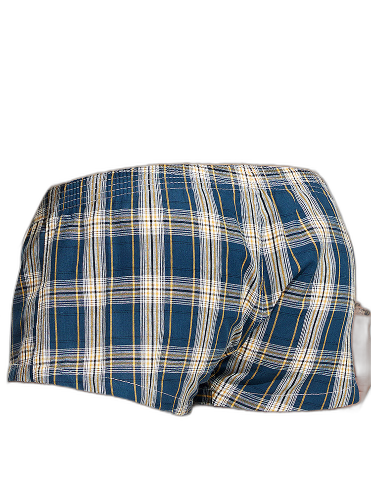 2 Pack Men's Plaid Lounge Shorts, Stylish and Breathable Sleep Trunks