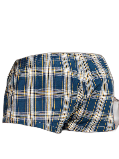 2 Pack Men's Plaid Lounge Shorts, Stylish and Breathable Sleep Trunks