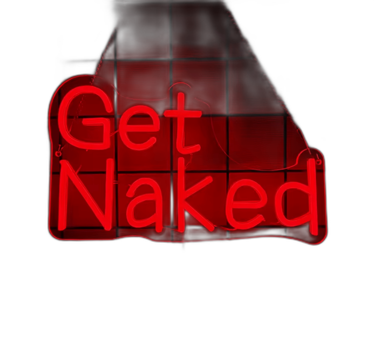 Neon Get Naked Sign