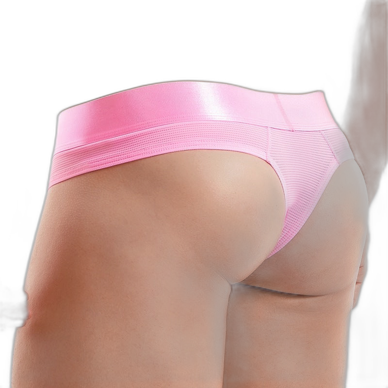 Men’s Sexy Fluorescent Mesh Bikini