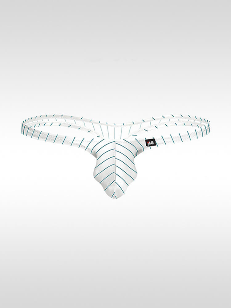 Men's Sexy Low-Rise Striped Boxer Briefs / Briefs / Thongs