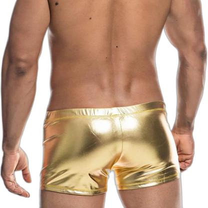 Super Booty Drawstring PU Leather Boxers