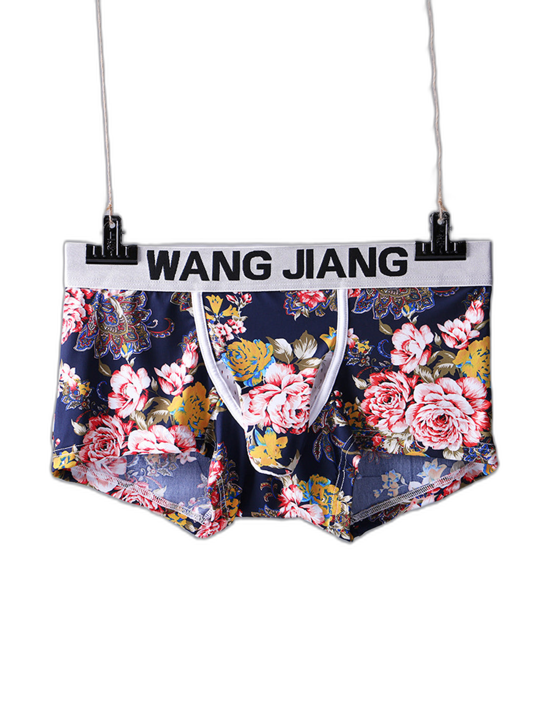 3 Pack Men's Ice Silk Trunks with Separated Pouch Design