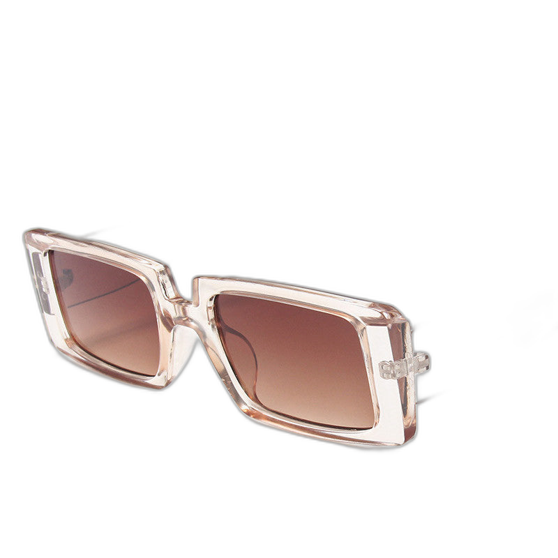 Retro Rectangle Frame Sunglasses