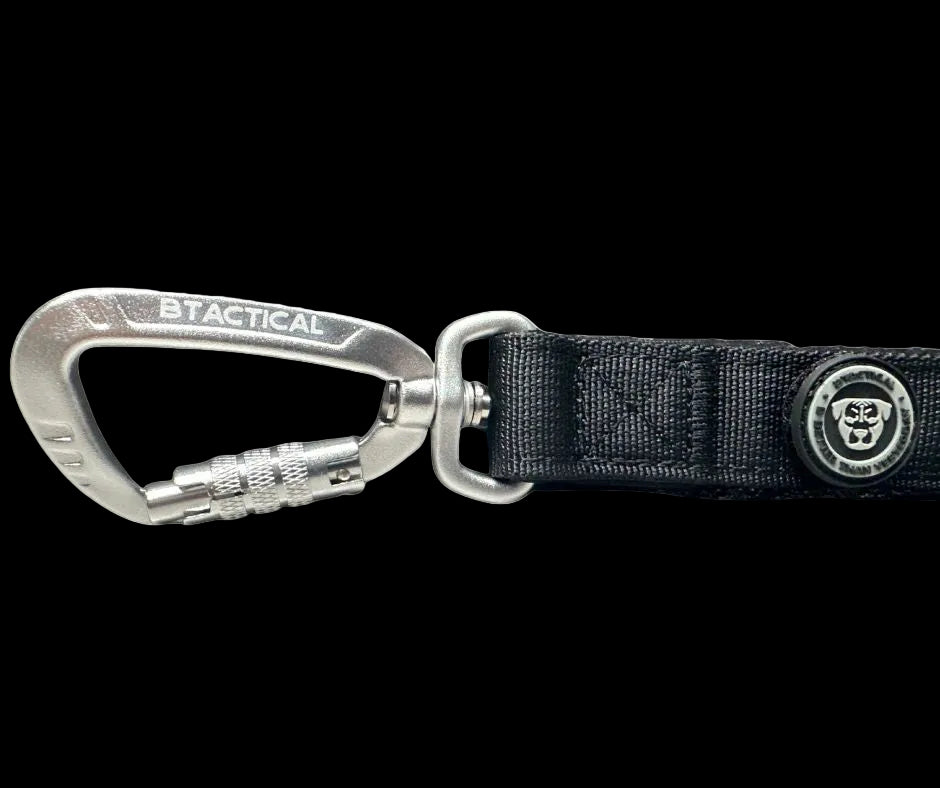 Tactical Carabiner Clip Lead Black