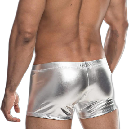 Super Booty Drawstring PU Leather Boxers