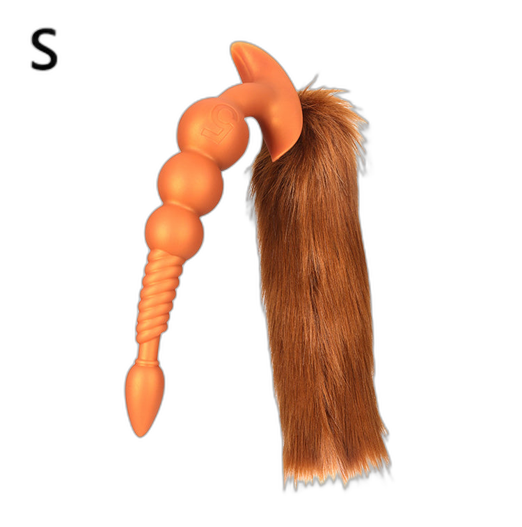 Rama - Silicone Anal Beads  - 3 Anal Balls With Tail - Anal Trainer