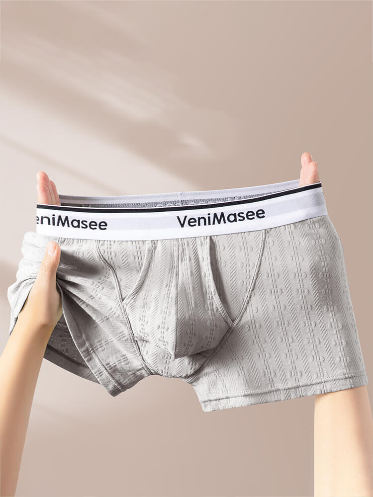 Men's Antibacterial Breathable Cotton Boxer Briefs